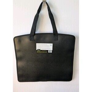 Portfolio Artist Case Black Zippered New 15"x 18"